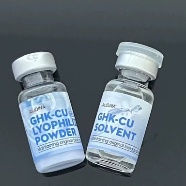 ALIDINA GHK-CU PÉPTIDO DE COBRE AZUL – SUERO LIOFILIZADO 50MG+3ML HIDRATANTE, REAFIRMANTE Y REVITALIZANTE PARA PIEL Y CABELLO - 3