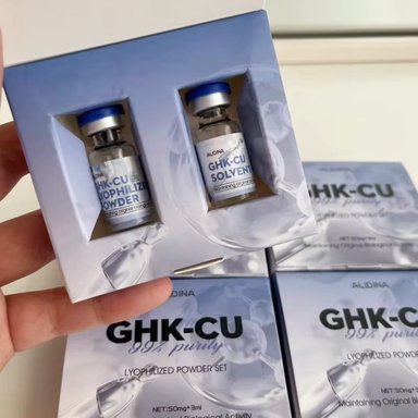 ALIDINA GHK-CU PÉPTIDO DE COBRE AZUL – SUERO LIOFILIZADO 50MG+3ML HIDRATANTE, REAFIRMANTE Y REVITALIZANTE PARA PIEL Y CABELLO - 5