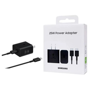CARGADOR SAMSUNG 25W CON CABLE GAN PARA A57 NEGRO - 1