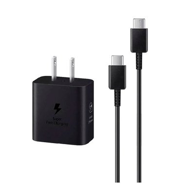 CARGADOR SAMSUNG 25W CON CABLE GAN PARA A57 NEGRO - 2