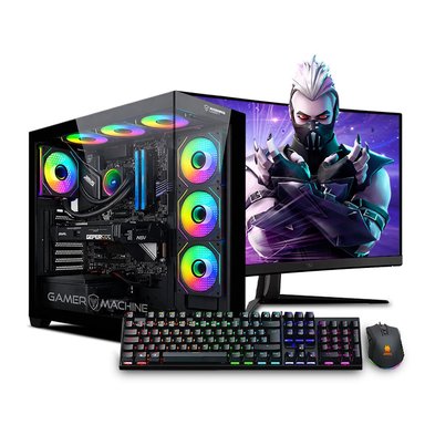 COMPUTADORA PC GAMER FALKOR PINK PLUS INTEL CORE ULTRA 7 265KF 16GB DDR5 1TB 27' IPS RTX5060TI 16GB MI PC LISTA - MIPCLISTA - 1