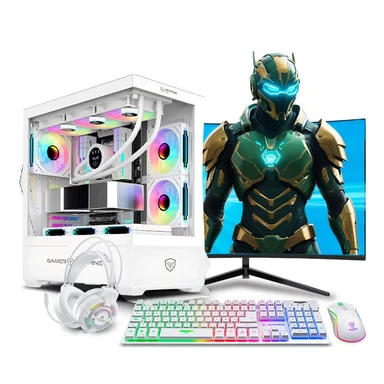 COMPUTADORA PC GAMER DRACO WHITE RGB CORE I7 12700F 16GB 500GB RTX5060TI 8GB 24' MI PC LISTA - MIPCLISTA. - 1