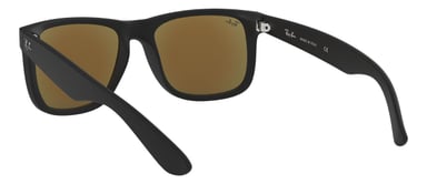 LENTES DE SOL RAY-BAN SQUARE JUSTIN AZUL ESPEJEADO - 6