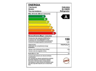 FRIGOBAR INDURAMA RI-159CR 122 L CROMA - 6