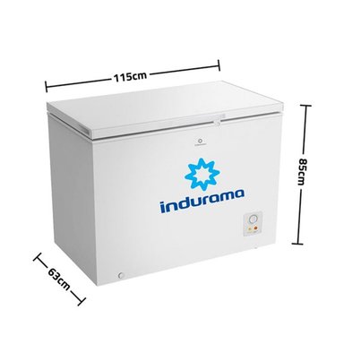 CONGELADOR INDURAMA CI-320BL 297L DEFROST BLANCO - 2