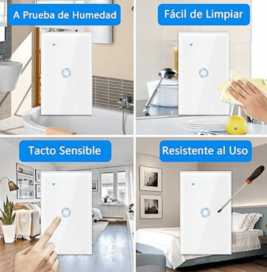 INTERRUPTOR INTELIGENTE 1 BOTÓN SMART - 2