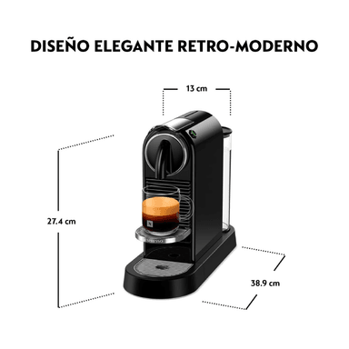 CAFETERA CITIZ BLACK ORIGINAL NESPRESSO - 4