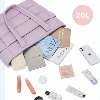 BOLSOS PUFFER TIPO TOTE BAGS PARA DAMA PORTALAPTOP - 3