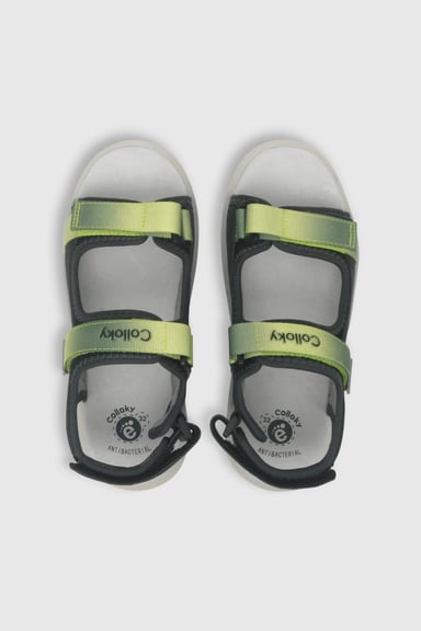 SANDALIA LUCES COLLOKY KID NIÑO NEGRO - 4