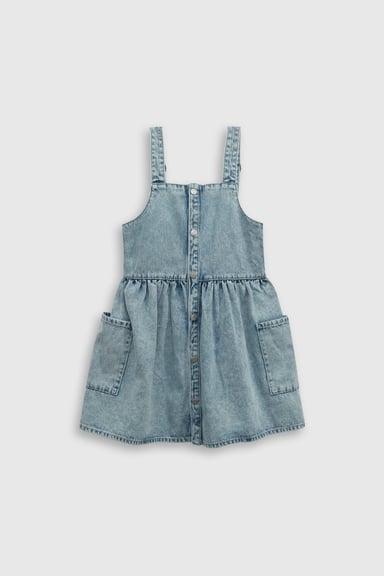 VESTIDO CASUAL COLLOKY KID NIÑA CELESTE - 1