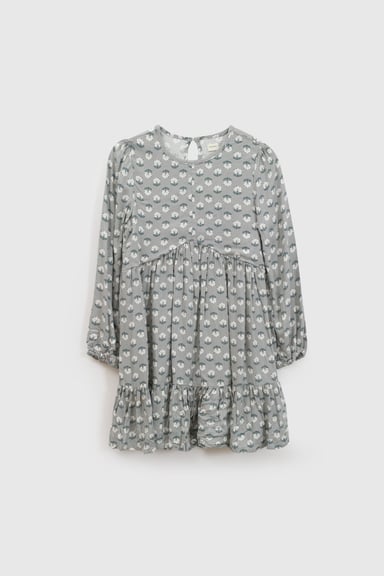 VESTIDO CASUAL COLLOKY KID NIÑA VERDE - 1