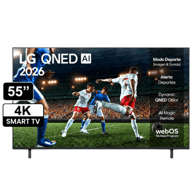 TELEVISOR LG QNED 55” 4K UHD SMART TV CON AI 55QNED73ASA (2026) - 2