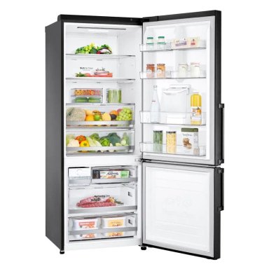 REFRIGERADORA GB46TGT 446L DOOR COOLING BOTTOM FREEZER NEGRO MATE LG - 5