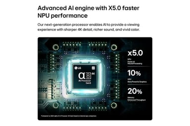 77' LG OLED AI B6 4K SMART TV 2026 - 4