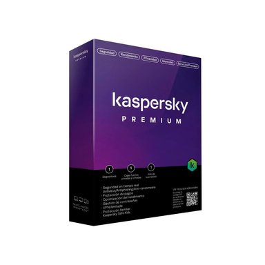 KASPERSKY PREMIUM EDITION 1 DISPOSITIVO, LICENCIA ANUAL PARA PROTECCIÓN TOTAL Y SEGURIDAD ONLINE - 1