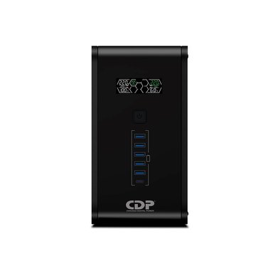 UPS CDP R-SMART 2010I 2000VA CON 10 SALIDAS, 5 PUERTOS USB Y PANTALLA LCD PARA PC Y CONSOLAS - 1