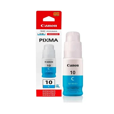 BOTELLA DE TINTA CANON GI-10 CYAN 70ML - 1