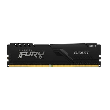 MEMORIA RAM KINGSTON FURY BEAST 8GB DDR4 3200MT/S CL16, 288-PIN, RENDIMIENTO RÁPIDO Y EFICIENTE - 1