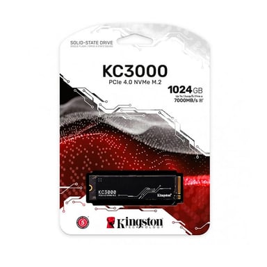 SSD M.2 PCIE KINGSTON KC3000 DE 1.24TB - ALTA VELOCIDAD Y RENDIMIENTO PARA TU PC - 1
