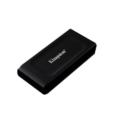 UNIDAD SSD PORTÁTIL KINGSTON XS1000 DE 2TB - NEGRO, USB 3.2 - VELOCIDAD DE 1050MB/S - 1