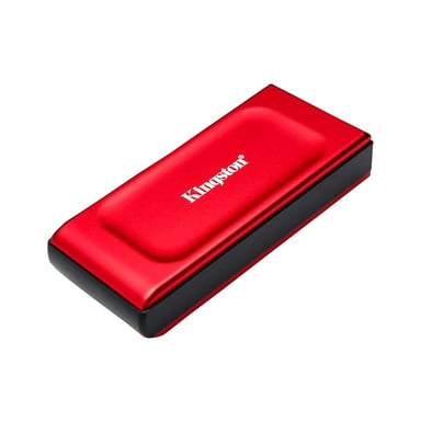 KINGSTON XS1000 SSD PORTÁTIL 2TB ROJO, VELOCIDAD DE 1050MB/S, USB 3.2 GEN 2, COMPATIBLE CON MÚLTIPLES DISPOSITIVOS - 1