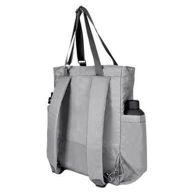 BOLSO MOCHILA MODELO DONATA - PLOMO PLATA - 4