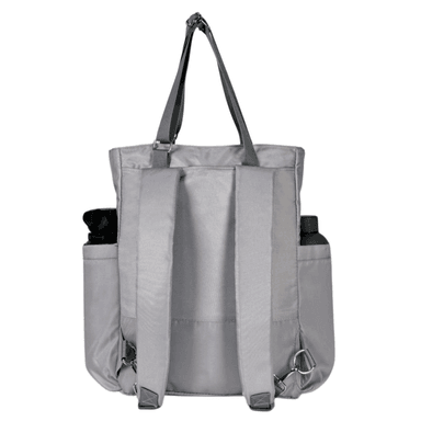 BOLSO MOCHILA MODELO DONATA - PLOMO PLATA - 5