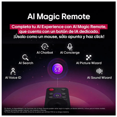 TELEVISOR LG 75' PULG. UHD 4K SMART TV THINQ AI 75UA8050PSA MODELO 2025 - NEGRO - 3