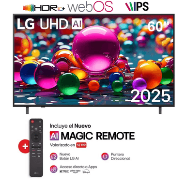TELEVISOR LG LED 60' UHD 4K THINQ AI 60UA8050PSA - 1