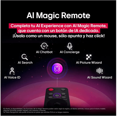 TELEVISOR LG 55' SMART UHD 4K THINQ AI 55UA7300PSB + MAGIC REMOTE - NUEVO 2025 - 2