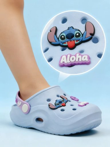 SANDALIAS CLOGS DISNEY STITCH PARA NIÑAS CELESTE 2STC0290001 - 4