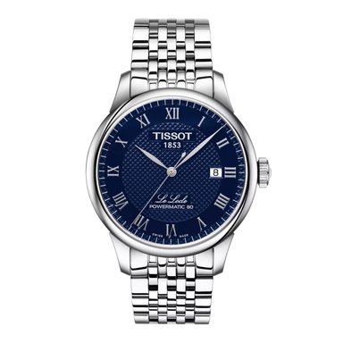 RELOJ TISSOT LE LOCLE POWERMATIC 80 BLUE BRACELET 39MM - 1