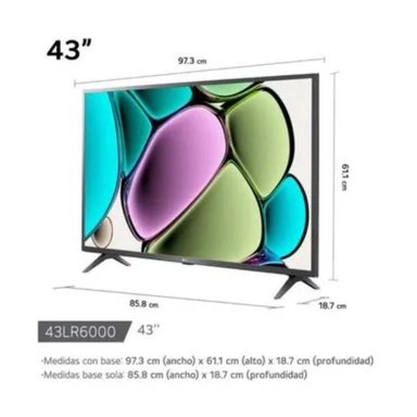 TELEVISOR 43'' LG SMART TV FHD WEBOS 43LR600PSA + ANT - 2