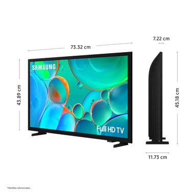 TELEVISOR SAMSUNG 32'' LED HD SMART TV UN32H5000FG TIZEN 2025 + ANT + RACK FIJO - 2