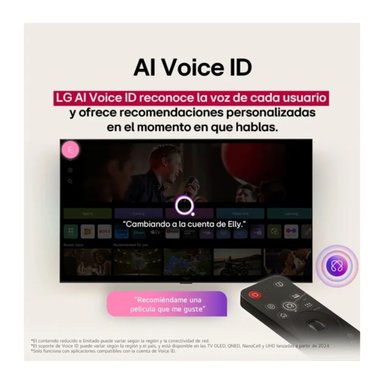 TELEVISOR SMART TV 55'' LG QNED UHD 4K 55QNED73ASA 2026 + ANT + RACK FIJO - 8