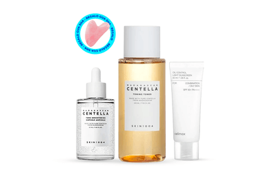 PACK ACLARANTE MANCHAS SKIN1004 + CELIMAX + GUA SHA FACIAL - 1