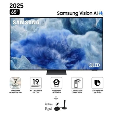 TELEVISOR SAMSUNG QLED 65' SMART UHD 4K VISION AI 65Q8F - 1