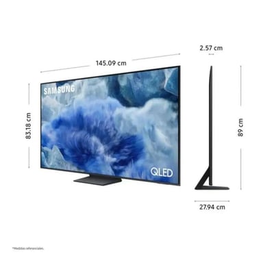 TELEVISOR SAMSUNG QLED 65' SMART UHD 4K VISION AI 65Q8F - 2