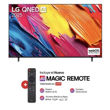 TELEVISOR LG QNED 55' SMART UHD 4K THINQ AI 55QNED70ASA - 1