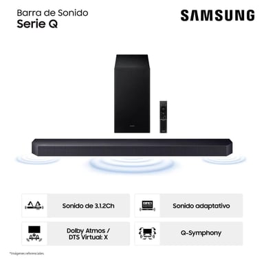 SOUNDBAR SAMSUNG SERIE Q 3 . 1 . 2 CH HW-Q600F - 1