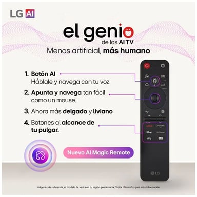 TELEVISOR LG 75' UHD 4K THINQ AI 75UA8050PSA-NEGRO - 2