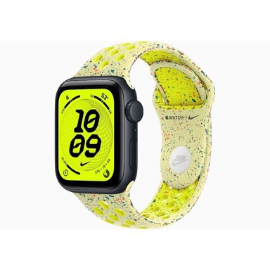 APPLE WATCH SE 3 40MM GPS MIDNIGHT NIKE SPORT BAND M/L - VOLT SPLASH - 2