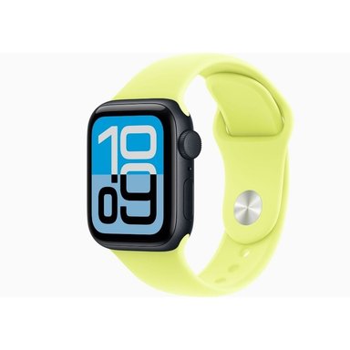 APPLE WATCH SE 3 44MM GPS+CEL MIDNIGHT SPORT BAND M/L - NEON YELLOW - 3