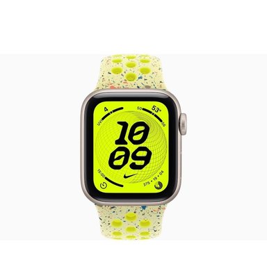 APPLE WATCH SE 3 44MM GPS+CEL STARLIGHT NIKE SPORT BAND S/M - VOLT SPLASH - 3