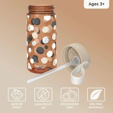 SET BENTGO MOCHILA ESCOLAR, LONCHERA, PORTA LONCHERA Y TOMATODO WHIMSY Y WONDER - DOTS - 6