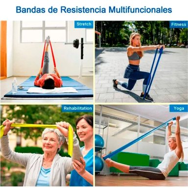 BANDAS ELÁSTICAS ABIERTAS DE LÁTEX 3 PACK XFIT - 3