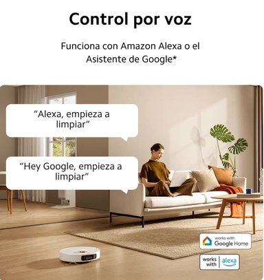 ROBOT ASPIRADOR XIAOMI VACUM X20 PLUS AUTOLIMPIEZA EFICIENTE 6000PA - 5