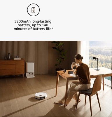 ROBOT ASPIRADOR XIAOMI VACUM X20 PLUS AUTOLIMPIEZA EFICIENTE 6000PA - 6