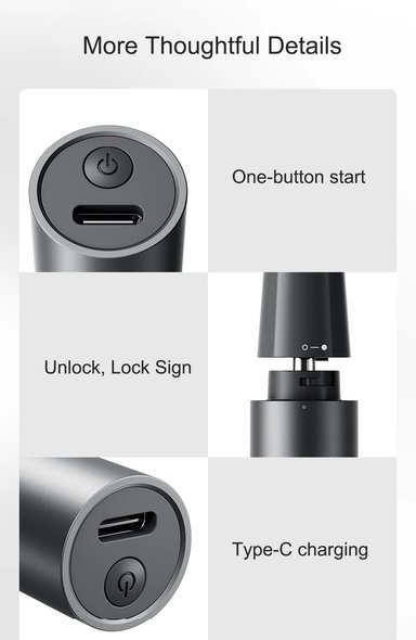 RASURADOR DE VELLO NASAL Y OREJAS XIAOMI RECARGABLE - 8