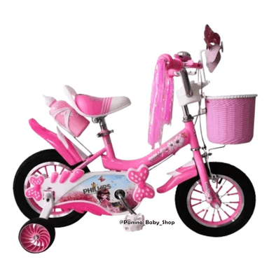 BICICLETA CAMPERA ARO 16 PARA NIÑAS -MINNIE- ROSA PASTEL - 3